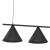 Lampa sufitowa wisząca CAPITAL CZARNY 3xGX53 MLP0938 Milagro GX53 x3 oświetleniowa żyrandol nowoczesna metal do Kuchni Jadalni nad stół blat wyspę czarna czarny potrójna Inspiracje Premium