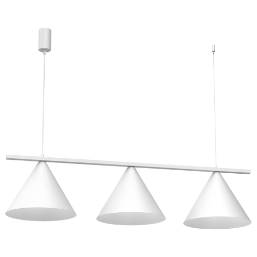 Lampa sufitowa wisząca CAPITAL BIAŁY 3xGX53 MLP0939 Milagro GX53 x3 oświetleniowa żyrandol nowoczesna metal do Kuchni Jadalni nad stół blat wyspę biała biały potrójna Inspiracje Premium