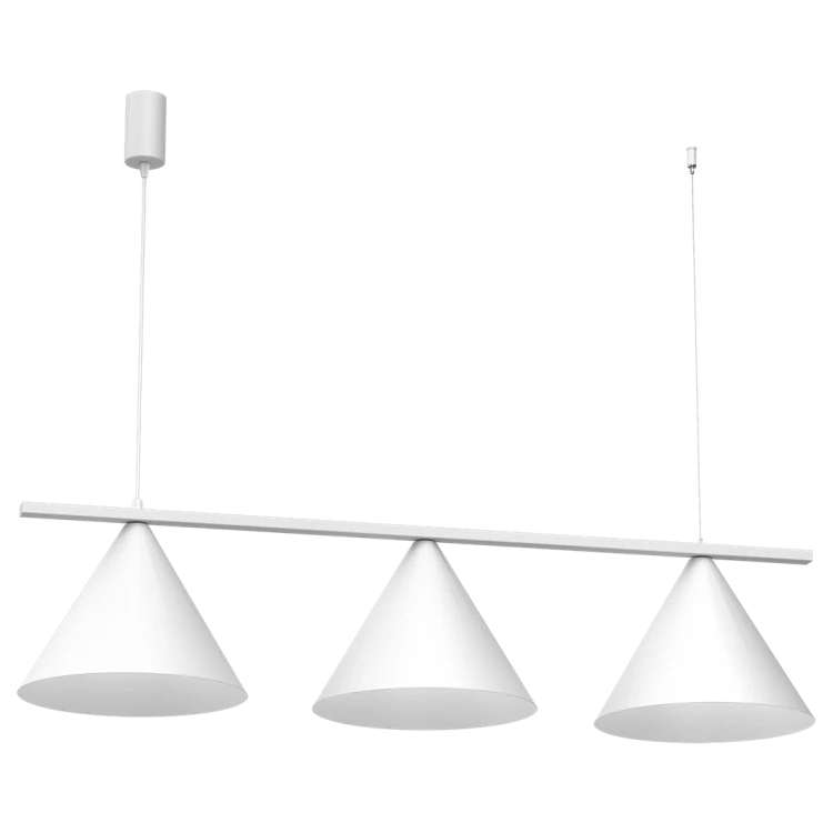 Lampa sufitowa wisząca CAPITAL BIAŁY 3xGX53 MLP0939 Milagro GX53 x3 oświetleniowa żyrandol nowoczesna metal do Kuchni Jadalni nad stół blat wyspę biała biały potrójna Inspiracje Premium