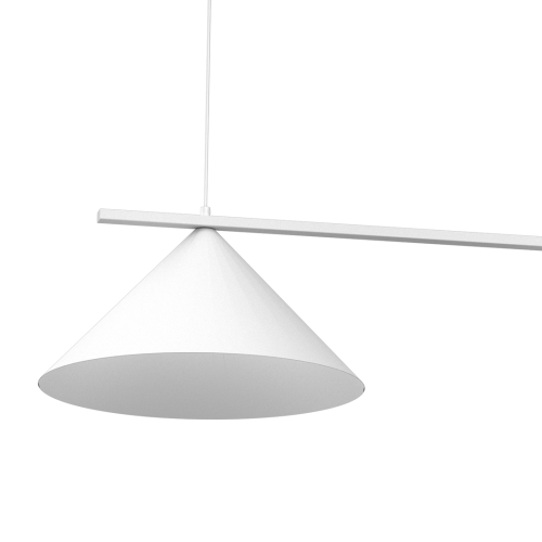 Lampa sufitowa wisząca CAPITAL BIAŁY 2xGX53 MLP0943 Milagro GX53 x2 oświetleniowa żyrandol nowoczesna metal do Kuchni Jadalni nad stół blat wyspę biała biały podwójna Inspiracje Premium