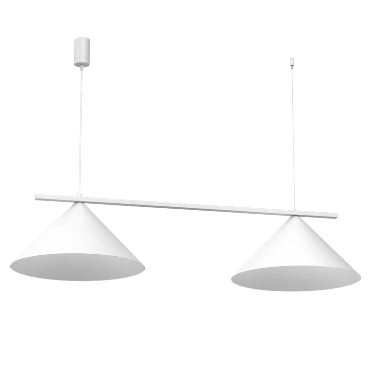 Lampa sufitowa wisząca CAPITAL BIAŁY 2xGX53 MLP0943 Milagro GX53 x2 oświetleniowa żyrandol nowoczesna metal do Kuchni Jadalni nad stół blat wyspę biała biały podwójna Inspiracje Premium