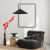 Lampa sufitowa wisząca CAPITAL CZARNY 1xGX53 MLP0946 Milagro 60cm GX53 oświetleniowa żyrandol nowoczesna metal do Kuchni Jadalni nad stół blat wyspę  czarna czarny pojedyncza Inspiracje Premium