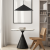 Lampa sufitowa wisząca CAPITAL CZARNY 1xGX53 MLP0946 Milagro 60cm GX53 oświetleniowa żyrandol nowoczesna metal do Kuchni Jadalni nad stół blat wyspę  czarna czarny pojedyncza Inspiracje Premium