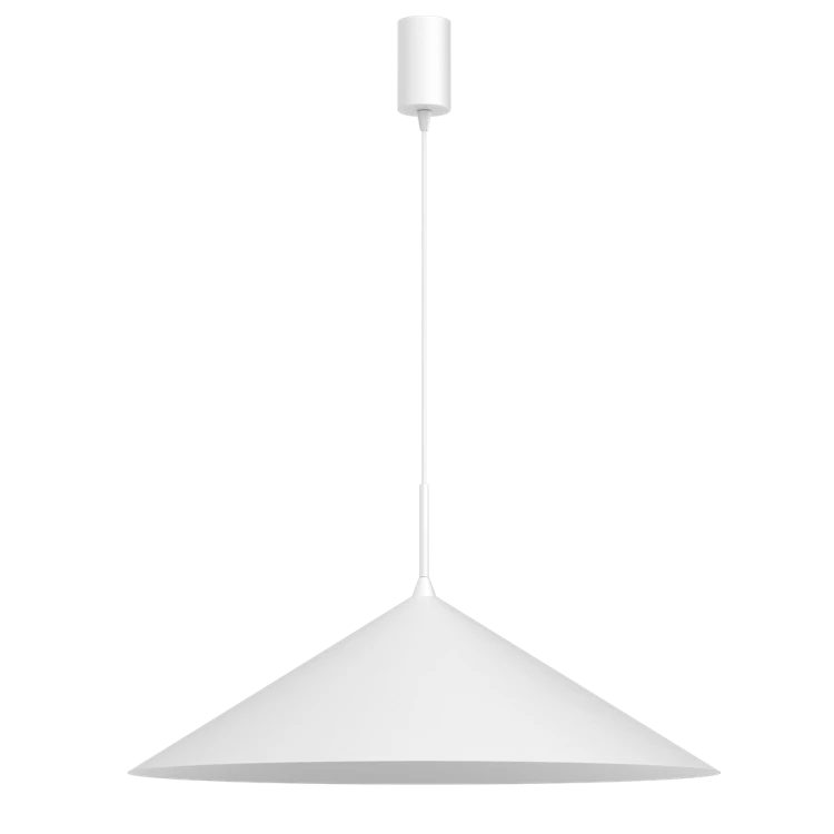 Lampa sufitowa wisząca CAPITAL BIAŁY 1xGX53 MLP0947 Milagro 60cm GX53 oświetleniowa żyrandol nowoczesna metal do Kuchni Jadalni nad stół blat wyspę  biała biały pojedyncza Inspiracje Premium