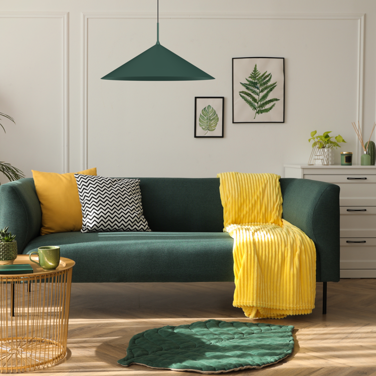 Lampa sufitowa wisząca CAPITAL ZIELONY 1xGX53 MLP0949 Milagro 60cm GX53 oświetleniowa żyrandol nowoczesna metal do Kuchni Jadalni nad stół blat wyspę butelkowa zieleń zielona zielony pojedyncza Inspiracje Premium