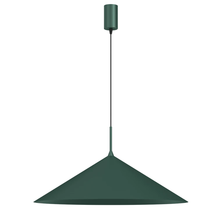 Lampa sufitowa wisząca CAPITAL ZIELONY 1xGX53 MLP0949 Milagro 60cm GX53 oświetleniowa żyrandol nowoczesna metal do Kuchni Jadalni nad stół blat wyspę butelkowa zieleń zielona zielony pojedyncza Inspiracje Premium