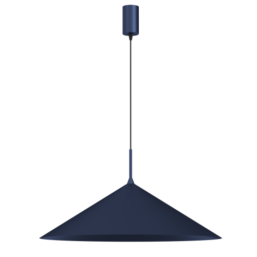 Lampa sufitowa wisząca CAPITAL NIEBIESKI 1xGX53 MLP0950 Milagro 60cm GX53 oświetleniowa żyrandol nowoczesna metal do Kuchni Jadalni nad stół blat wyspę granatowa granatowy pojedyncza Inspiracje Premium
