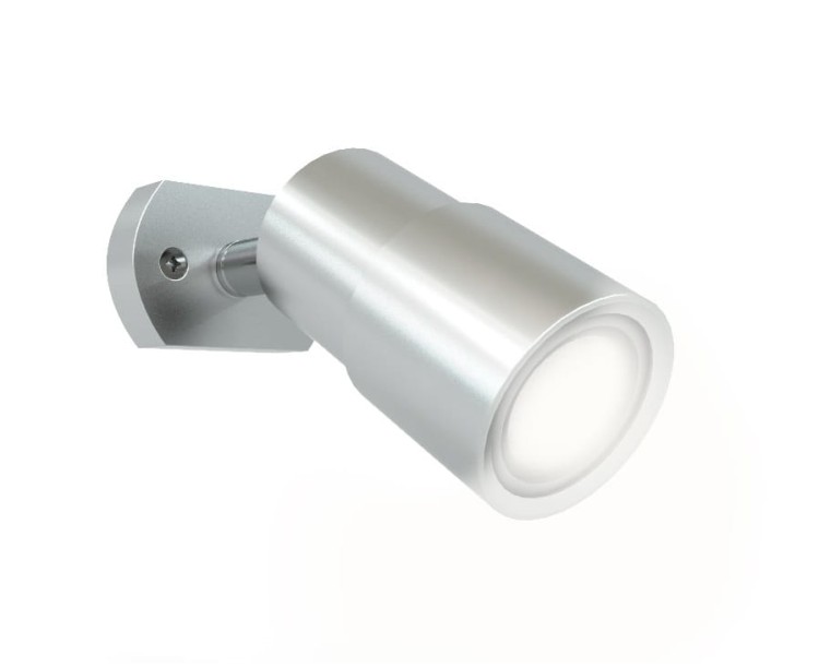 Lampa do oświetlenia wjazdu bramy podwórka LED Tousek 24V 4,3W 16000050 380lm z kablem 1,5m IP54 reflektor ruchomy światło białe ciepłe