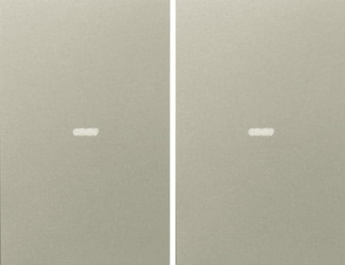 KNX e/s K.x Klawisze z soczewką do modułu przycisku 2-kr, stal szlachetna, lak. 80960373 HAGER BERKER