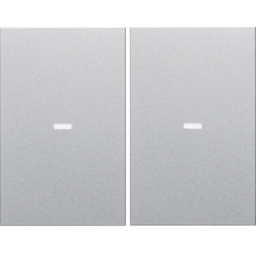 KNX e/s K.x Klawisze z soczewką do modułu przycisku 2-kr, alu mat, lak. 80960371 HAGER BERKER