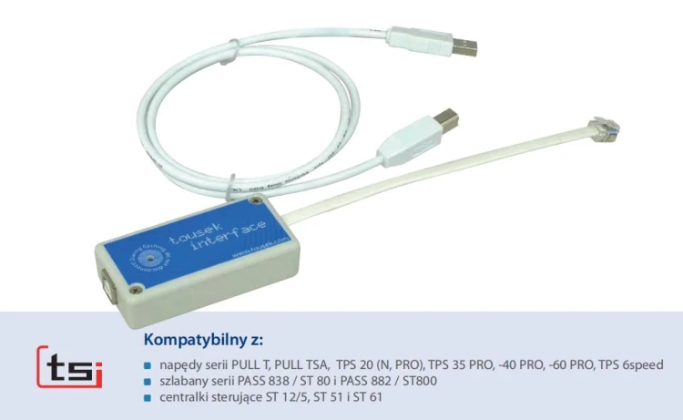 Netmoduł Tousek Connect T-Connect do sterowania programowania i serwisowania bezprzewodowo napędu szlabanu bramy Tousek 12112360 z dowolnego miejsca na świecie