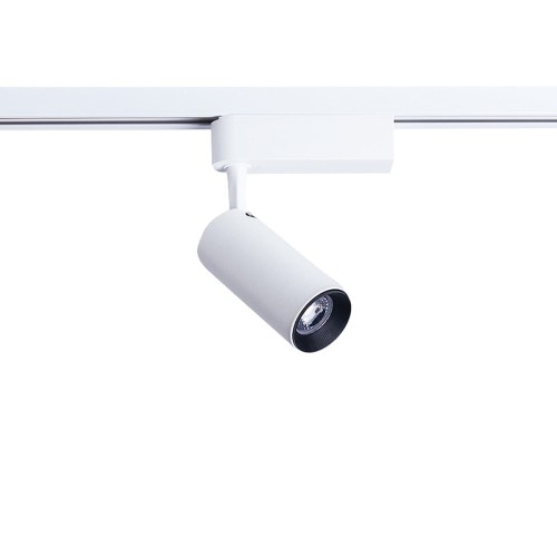 Lampa szynowa Reflektor szynowy jednofazowa PROFILE IRIS LED WHITE 9002 NOWODVORSKI Lighting 12W 4000K Loft nowoczesna sufitowa ścienna oświetlenie szynowe 230V do szynoprzewodu barwa dzienna neutralna biała biały Inspiracje Premium