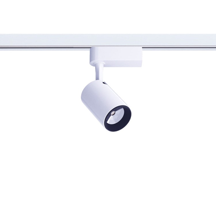 Lampa szynowa Reflektor szynowy jednofazowa PROFILE IRIS LED WHITE 8997 NOWODVORSKI Lighting 7W 4000K Loft nowoczesna sufitowa ścienna oświetlenie szynowe 230V do szynoprzewodu barwa dzienna neutralna biała biały Inspiracje Premium