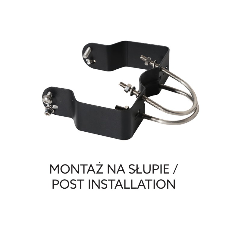Lampa uliczna parkingowa solarna z czujnikiem ruchu i zmierzchu SOLAR LED STREET 15W Kobi KFNSU15NB 1600lm parkowa z akumulatorem barwa neutralna