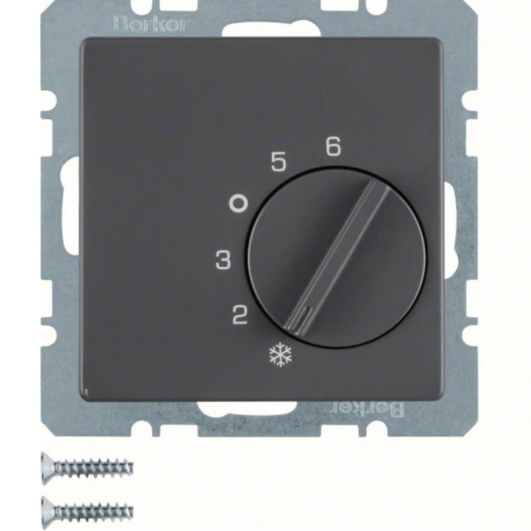 Q.x Reg. temp. pom. st. zm. i el. centr., ant, aks lak 20266086 HAGER BERKER