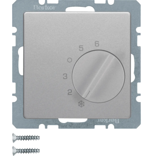 Q.x Reg. temp. pom. st. zm. i el. centr. alu aks, lak 20266084 HAGER BERKER