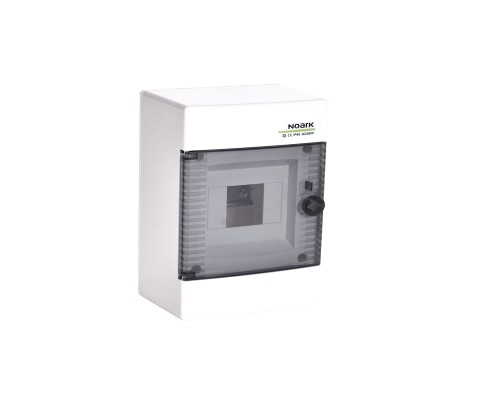 Plastikowa obudowa instalacyjna, przezroczyste drzwi, natynkowa, IP40, 1 rząd, 4 moduły PNS 4T 110815 Noark rozdzielnica elektryczna n/t