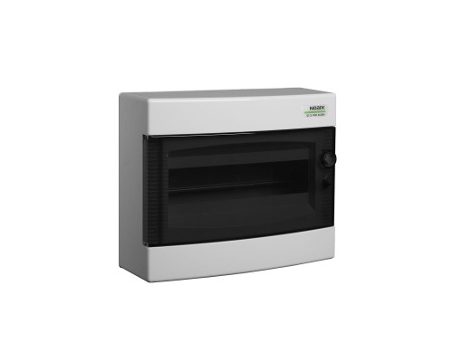 Plastikowa obudowa instalacyjna, przezroczyste drzwi, natynkowa, IP40, 1 rząd, 12 modułów PNS 12T 101498 Noark rozdzielnica elektryczna n/t