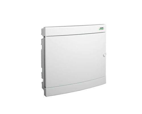 Plastikowa obudowa instalacyjna, białe drzwi, podtynkowa, IP40, 2 rzędy, 2x18 modułów PNF 2x18W 101521 Noark rozdzielnica elektryczna p/t