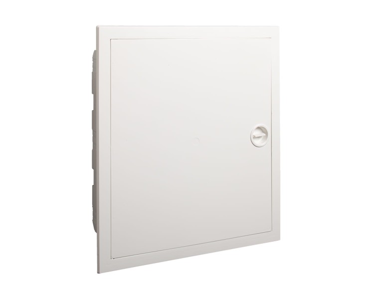 Plastikowa obudowa instalacyjna, płaska, białe drzwi, podtynkowa, IP40, 2 rzędy, 2x12 modułów PXF 24W 101523 Noark rozdzielnica elektryczna p/t