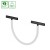 Lampa szynowa wisząca wyginany wąż LED 8W niskonapięciowy System SHIFT NEON S OPRAWA FLEX TUBE WLD+40057 WOJNAROWSKI Lighting Design 3000K Loft nowoczesna sufitowy oświetlenie szynowe zawieszana 48V szynoprzewodu szyny wyginana czarna Inspiracje Premium