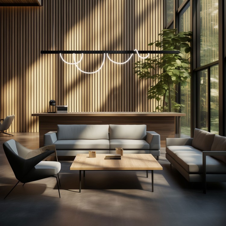 Lampa szynowa wisząca wyginany wąż LED 16W niskonapięciowy System SHIFT NEON M OPRAWA FLEX TUBE WLD+40058 WOJNAROWSKI Lighting Design 3000K Loft nowoczesna sufitowy oświetlenie szynowe zawieszana 48V szynoprzewodu szyny wyginana czarna Inspiracje Premium