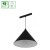 Lampa szynowa wisząca LED 6W niskonapięciowy System SHIFT HANGIT CONE WLD+40060 WOJNAROWSKI Lighting Design 3000K Loft nowoczesna sufitowy oświetlenie szynowe zawieszana 48V szynoprzewodu szyny zwis czarna Inspiracje Premium