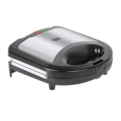 Opiekacz do kanapek tosty grzanki TSA3222 TEESA 800W szybki z ceramicznymi wkładami tostów grzanek stalowy czarny