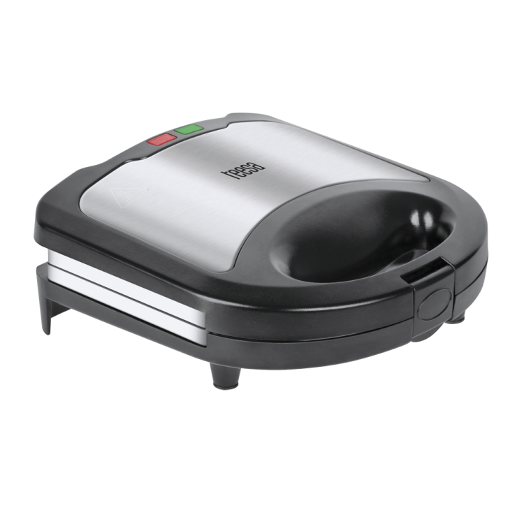 Opiekacz do kanapek tosty grzanki TSA3222 TEESA 800W szybki z ceramicznymi wkładami tostów grzanek stalowy czarny