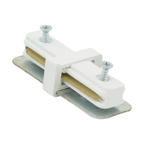 Łącznik do szynoprzewodu środkowy prosty Connector 02515 Struhm Ideus Loft nowoczesna sufitowy ścienny do oświetlenie szynowe listwa natynkowa szynoprzewodów 230V złączka biały