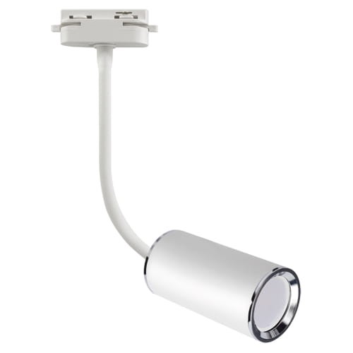 Lampa szynowa Reflektor szynowy GU10 Megan Tra 42 03814 Struhm Ideus Loft nowoczesna sufitowa ścienna oświetlenie szynowe 230V giętka wyginana biała chrom