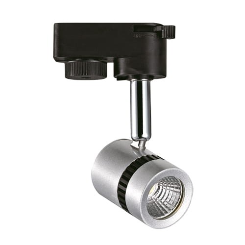 Lampa szynowa Reflektor szynowy LED COB MILANO-5 5W HL835L 4200K 02719 Struhm Ideus Loft nowoczesna sufitowa ścienna oświetlenie szynowe 230V szara srebrna