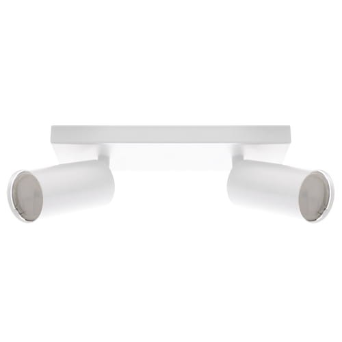 Lampa ścienno-sufitowa Industrialna Kinkiet MANAM GU10 2L WHITE 03760 Struhm Ideus Biała Loft nowoczesny metalowy biały podwójny