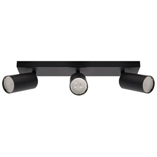 Lampa ścienno-sufitowa Industrialna Kinkiet MANAM GU10 3L BLACK 03765 Struhm Ideus Czarna Loft nowoczesny metalowy czarny potrójna