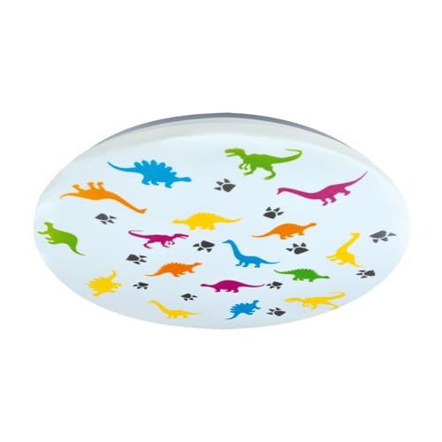 Plafoniera lampa sufitowa Dziecięca KIDI LED DINO 20W 4000K 03645 Struhm Ideus nowoczesna dinozaur dinozaury kolorowe plafon do pokoju dziecięcego