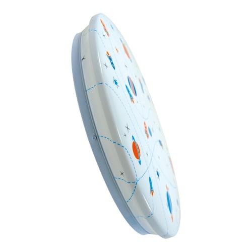 Plafoniera lampa sufitowa Dziecięca KIDI LED COSMOS 28W 4000K 03648 Struhm Ideus nowoczesna kosmos planety rakiety gwiazdy kolorowe plafon do pokoju dziecięcego