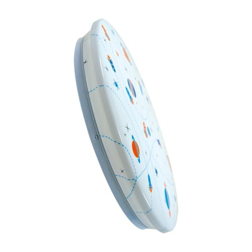 Plafoniera lampa sufitowa Dziecięca KIDI LED COSMOS 20W 4000K 03647 Struhm Ideus nowoczesna kosmos planety rakiety gwiazdy kolorowe plafon do pokoju dziecięcego