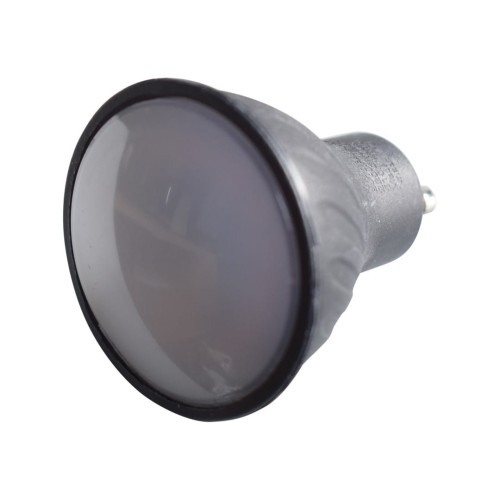 Żarówka punktowa Spot Reflektor LED 6W GU10 R50 BLACK EKZA251 Milagro Eko-Light 3000K kąt świecenia 100° dekoracyjna wewnętrzna i zewnętrzna wymienna czarna obudowa do podświetlenia reflector barwa ciepła ciepłobiała