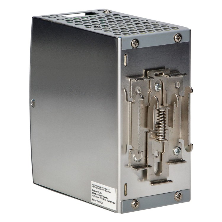 Zasilacz przemysłowy na szynę DIN, 24VDC 10A 240W, obudowa metalowa OR-PSU-1658 Orno z regulacją napięcia wyjścia DC