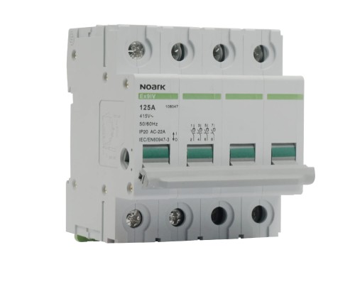 Rozłącznik izolacyjny, szer. 4 moduły, 4-bieg., 100A Ex9IV 4P 100A 108046 Noark