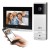 Zestaw wideodomofonowy 7" komplet Wave EXTEL720313 Extel SMART wideodomofon LCD dzwonek bezprzewodowy do 350m z WiFi + APP bezsłuchawkowy dotykowy OSD sterowanie furtką i bramą Inteligentny telefonem i głosem Google Home Alexa czarno-srebrny