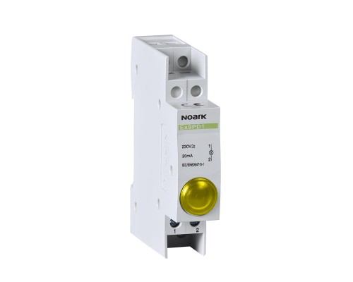 Lampka sygnalizacyjna, 24V AC/DC, 1 żółta LED Ex9PD1y 24V AC/DC 102436 Noark kontrolka świetlna