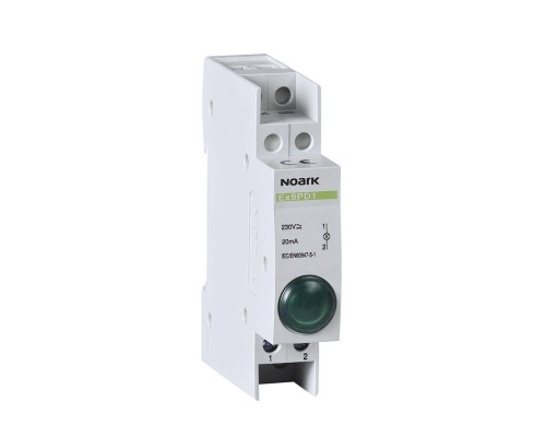 Lampka sygnalizacyjna, 6,3V AC/DC, 1 zielony LED Ex9PD1g 6.3V AC/DC 102439 Noark kontrolka świetlna