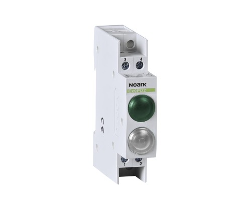 Lampka sygnalizacyjna, 110V AC/DC, 1 zielony LED i 1 biała LED Ex9PD2gw 110V AC/DC 102477 Noark kontrolka świetlna