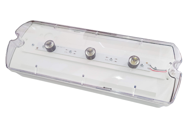 Oprawa Awaryjna oświetlenie awaryjne HELIOS LED AWEX HWD/3X1W/E/1/SE/AT/TR IP65 3x1W 1h AT 3.6V Jednozadaniowa oświetlenia awaryjnego biała