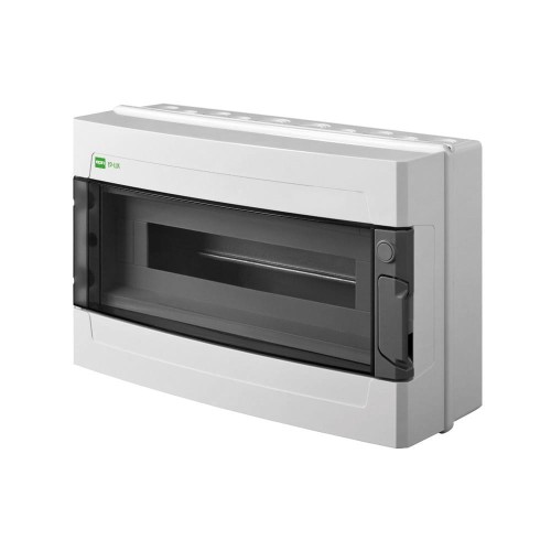 Rozdzielnica modułowa 1x18 hermetyczna natynkowa n/t IP65 z listwami przyłączeniowymi EP-LUX PLUS RN 1x18 (PE+N) 1955-01 ELEKTRO-PLAST Nasielsk