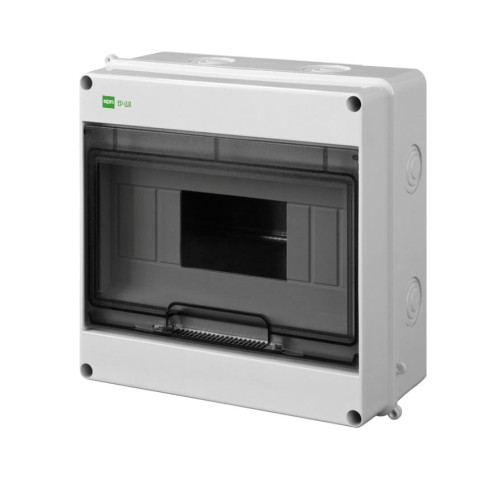 Rozdzielnica modułowa 1x9 hermetyczna natynkowa n/t IP55 z listwami przyłączeniowymi EP-LUX PLUS RN 1x9 (PE+N) 1953-01 ELEKTRO-PLAST Nasielsk