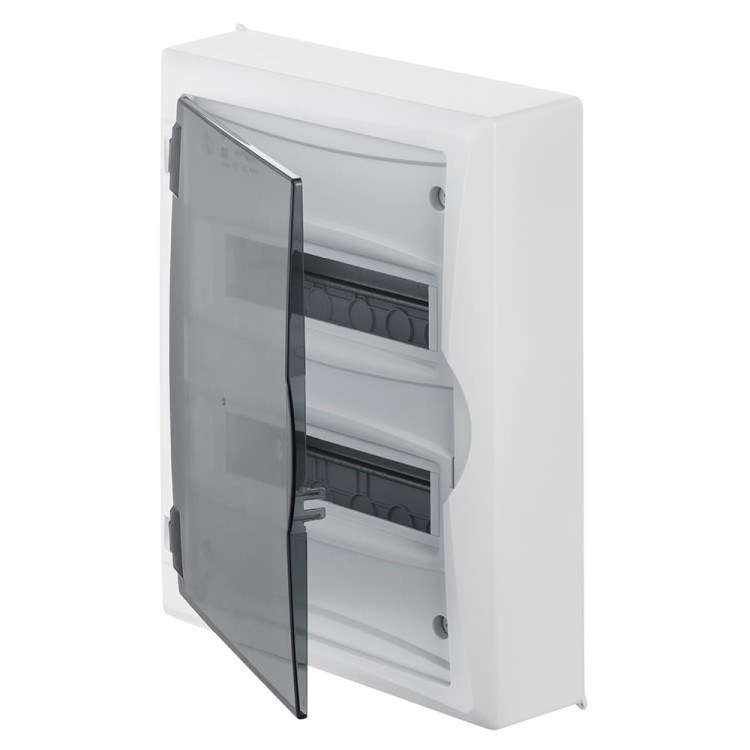 Rozdzielnica modułowa 2x12 natynkowa n/t IP40 z listwami przyłączeniowymi ECONOMIC BOX RN (PE+N) 2505-01 ELEKTRO-PLAST Nasielsk