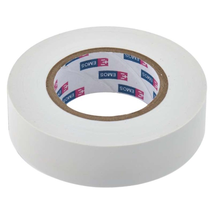 Taśma izolacyjna izolacja PVC 19mm / 20m biała F61921 Emos