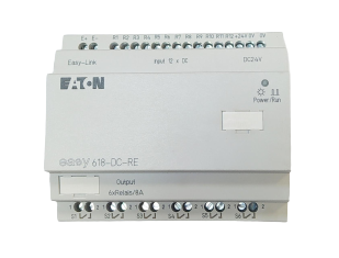 Moduł rozszerzeń 24V DC 12x wejść 6x wyjść EASY618-DC-RE 232112 Eaton Moeller rozszerzenie przekaźnika programowalnego rozszerzenia do Easy